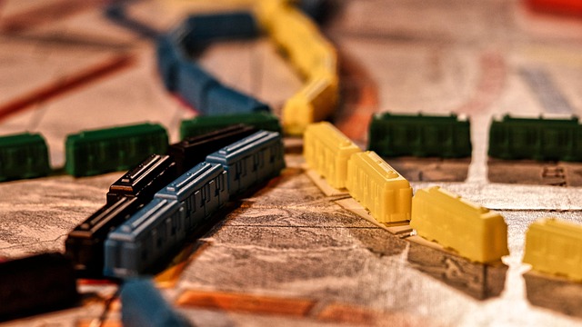 game, strategy, board, train, railway, plastic, toy
